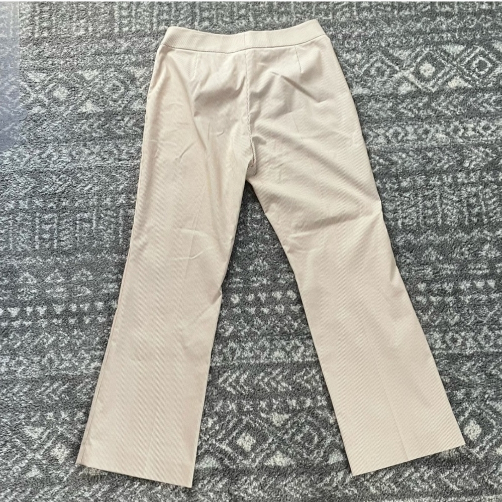 Tahari ASL Light Beige Pinstripe Pantsuit - Picture 9 of 10